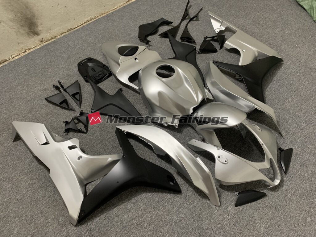 Matte Silver ABS fairings for Honda CBR1000RR 2006 - 2007 - premium OEM fit kit by Monster Fairings