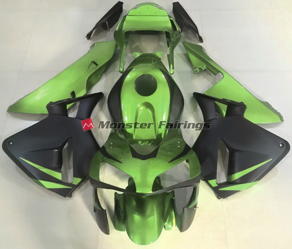 Honda CBR600RR 2003 - 2004 Lizard Green ABS fairings - custom motorcycle bodywork kit by Monster Fairings