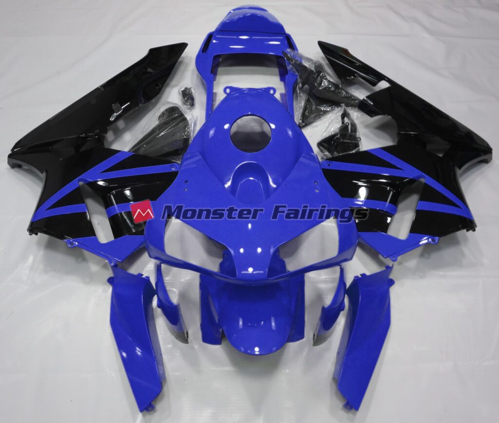 Honda CBR600RR 2003 - 2004 Gloss Blue ABS fairings - custom motorcycle bodywork kit by Monster Fairings