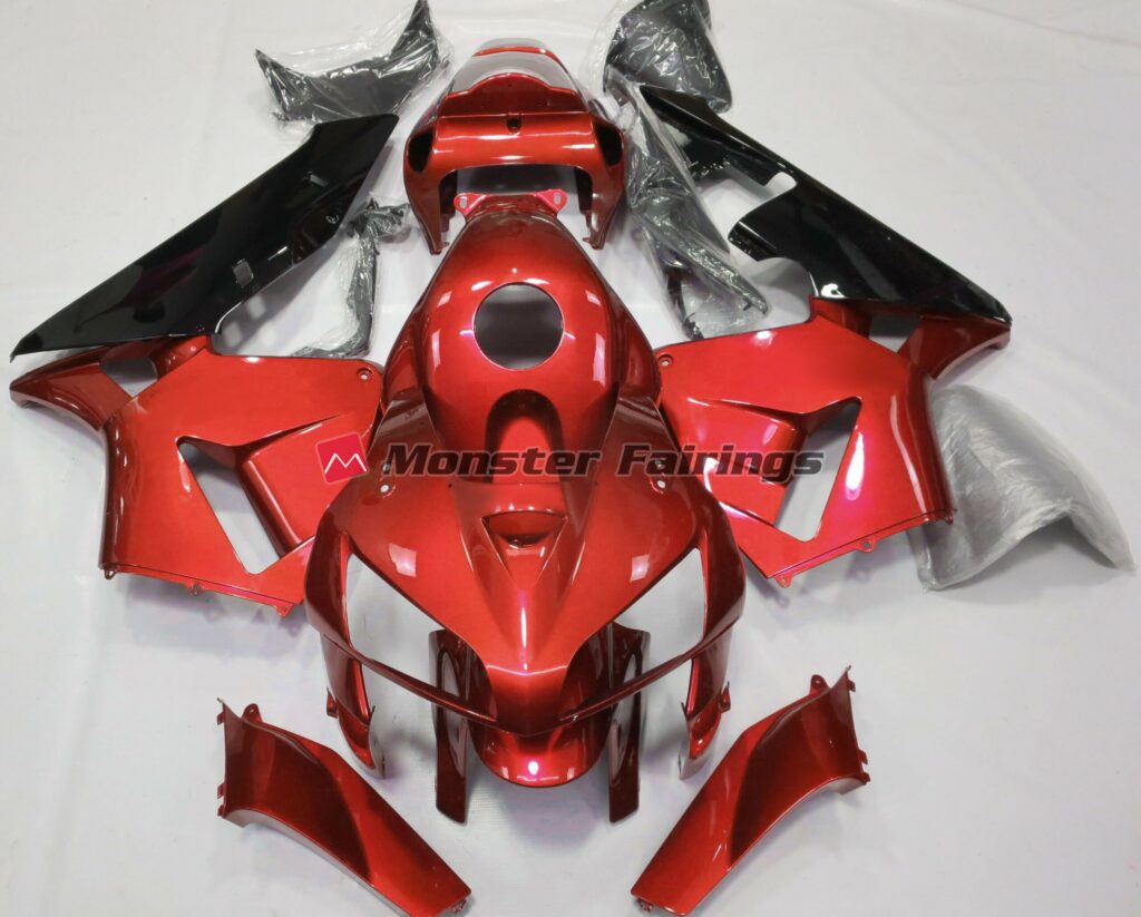 Honda CBR600RR 2005 - 2006 Red CBR Style ABS fairings - custom motorcycle bodywork kit by Monster Fairings