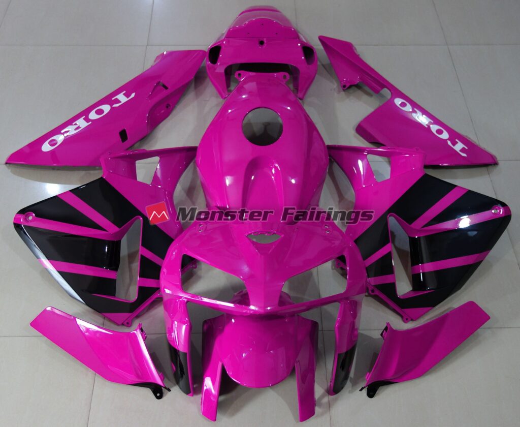 Honda CBR600RR 2005 - 2006 Hot Pink OEM Style ABS fairings - custom motorcycle bodywork kit by Monster Fairings