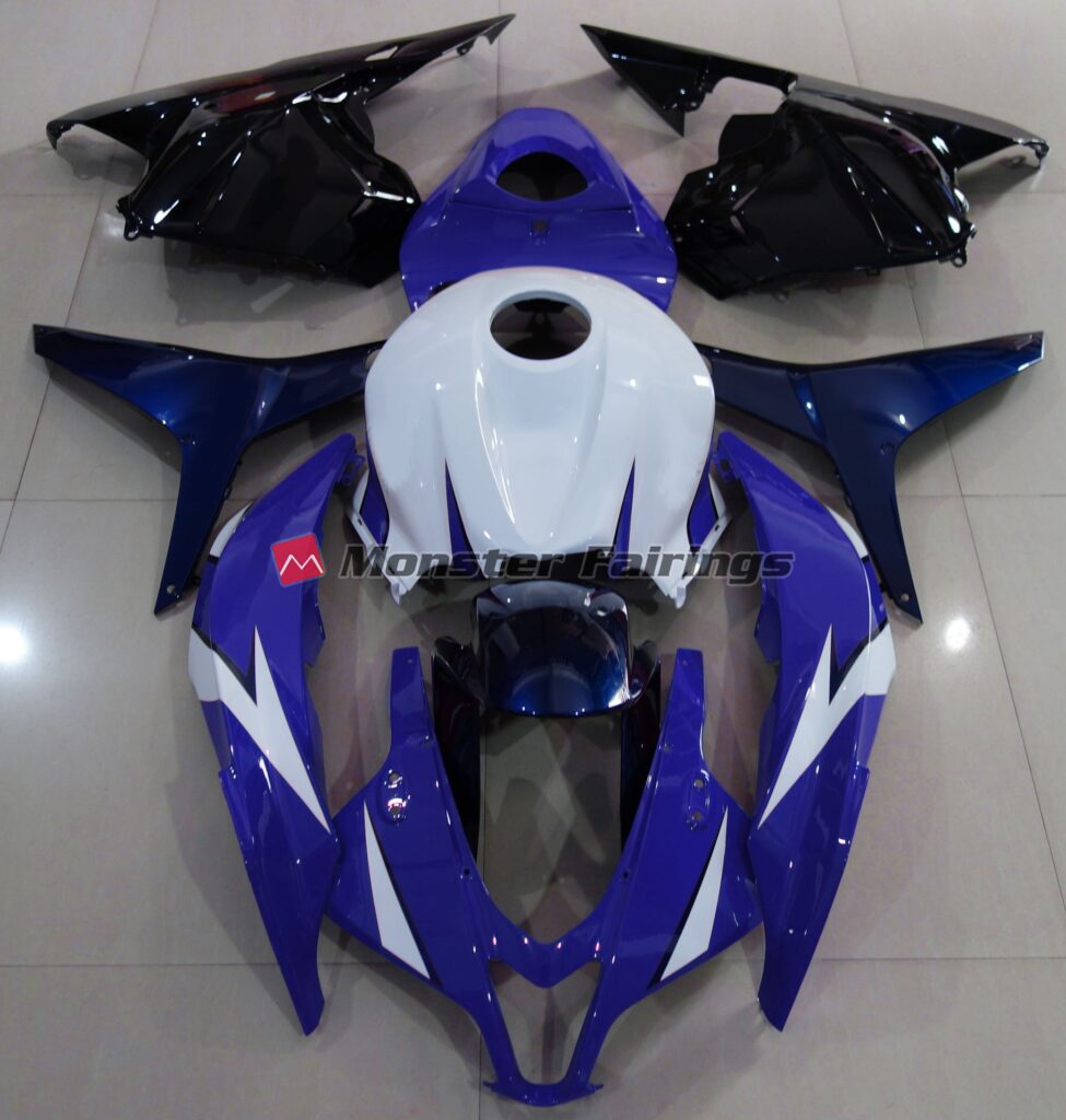 Honda CBR600RR 2009 - 2012 Two Blues ABS fairings - custom motorcycle bodywork kit by Monster Fairings