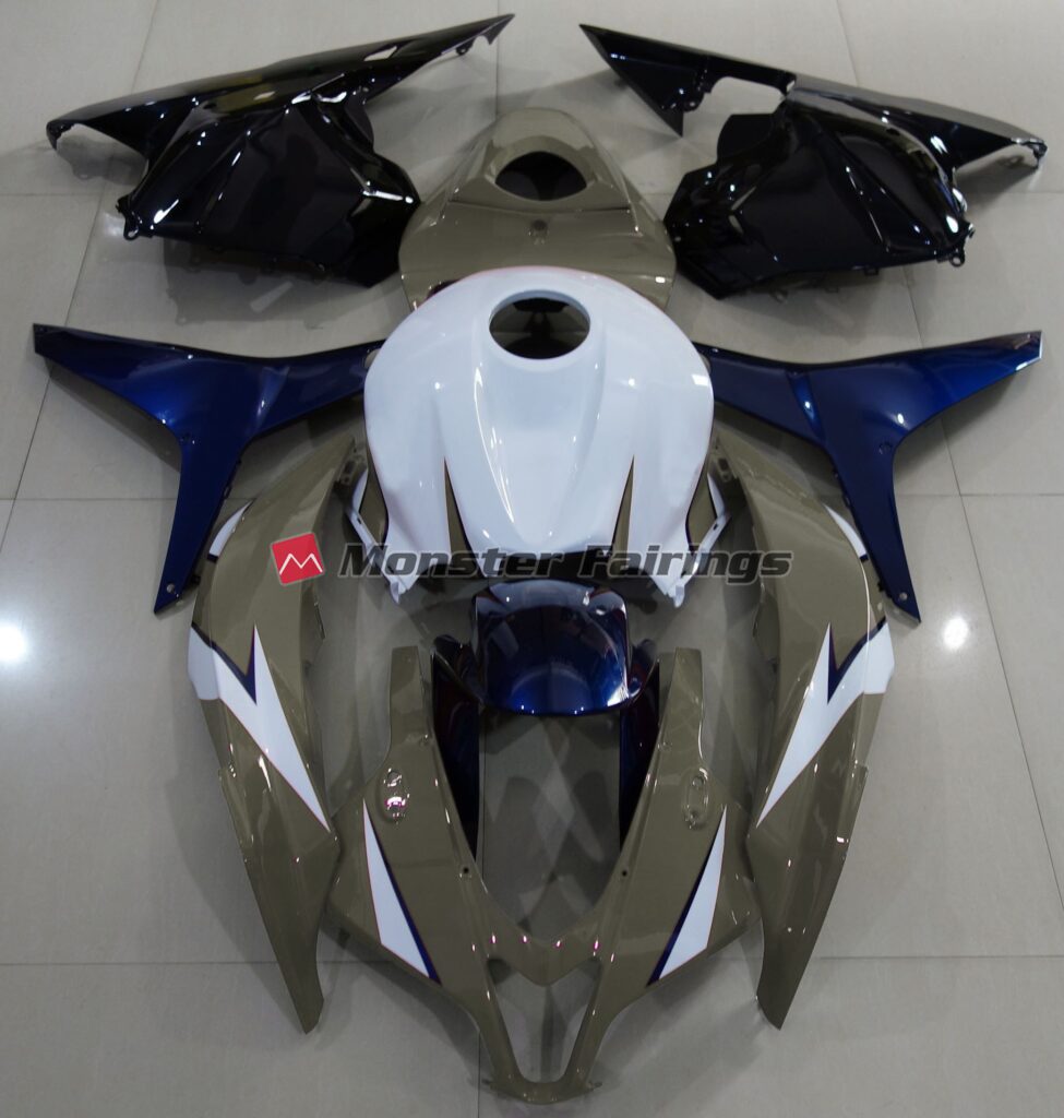 Honda CBR600RR 2009 - 2012 Gloss Brown Blue ABS fairings - custom motorcycle bodywork kit by Monster Fairings