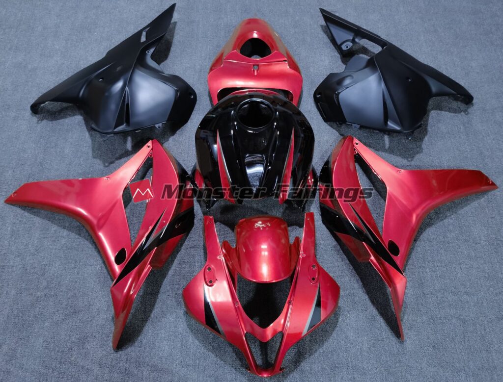 Honda CBR600RR 2009 - 2012 Candy Red ABS fairings - custom motorcycle bodywork kit by Monster Fairings