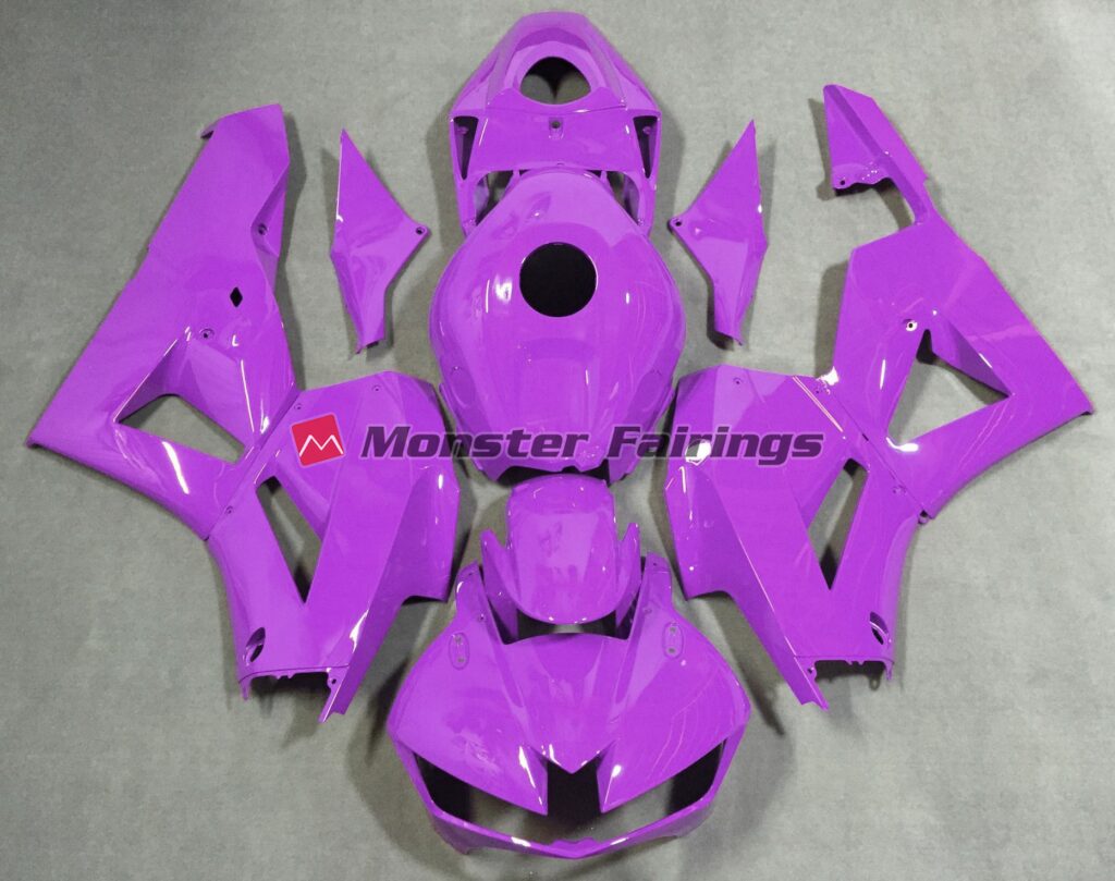 Honda CBR600RR 2013 - 2025 Gloss Purple Plain ABS fairings - custom motorcycle bodywork kit by Monster Fairings