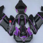 Honda CBR1000RR 2004 - 2005 Gloss Black with Purple ABS fairings - custom motorcycle bodywork kit by Monster Fairings