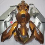 Honda CBR1000RR 2004 - 2005 Gloss Orange and Silver ABS fairings - custom motorcycle bodywork kit by Monster Fairings