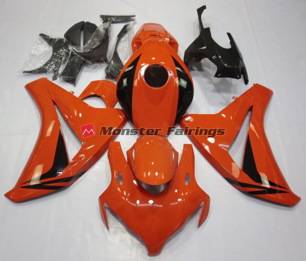 Honda CBR1000RR 2008 - 2011 Gloss Orange OEM Style ABS fairings - custom motorcycle bodywork kit by Monster Fairings