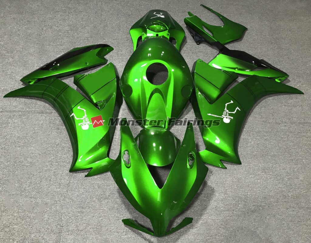 Honda CBR1000RR 2012 - 2016 Electric Green Gloss ABS fairings - custom motorcycle bodywork kit by Monster Fairings