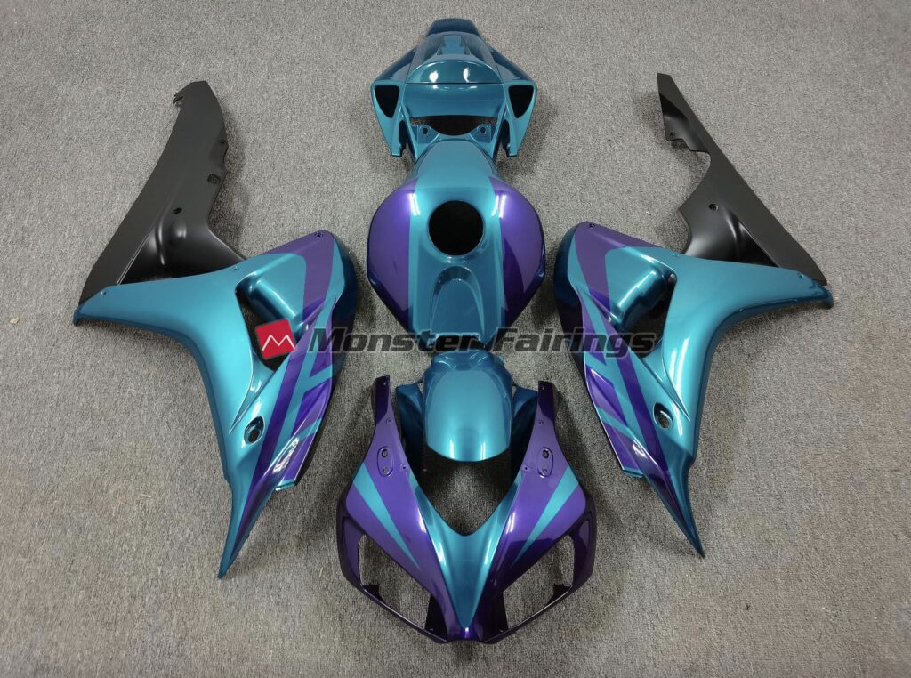 Honda CBR1000RR 2006 - 2007 Purple Emerald ABS fairings - custom motorcycle bodywork kit by Monster Fairings