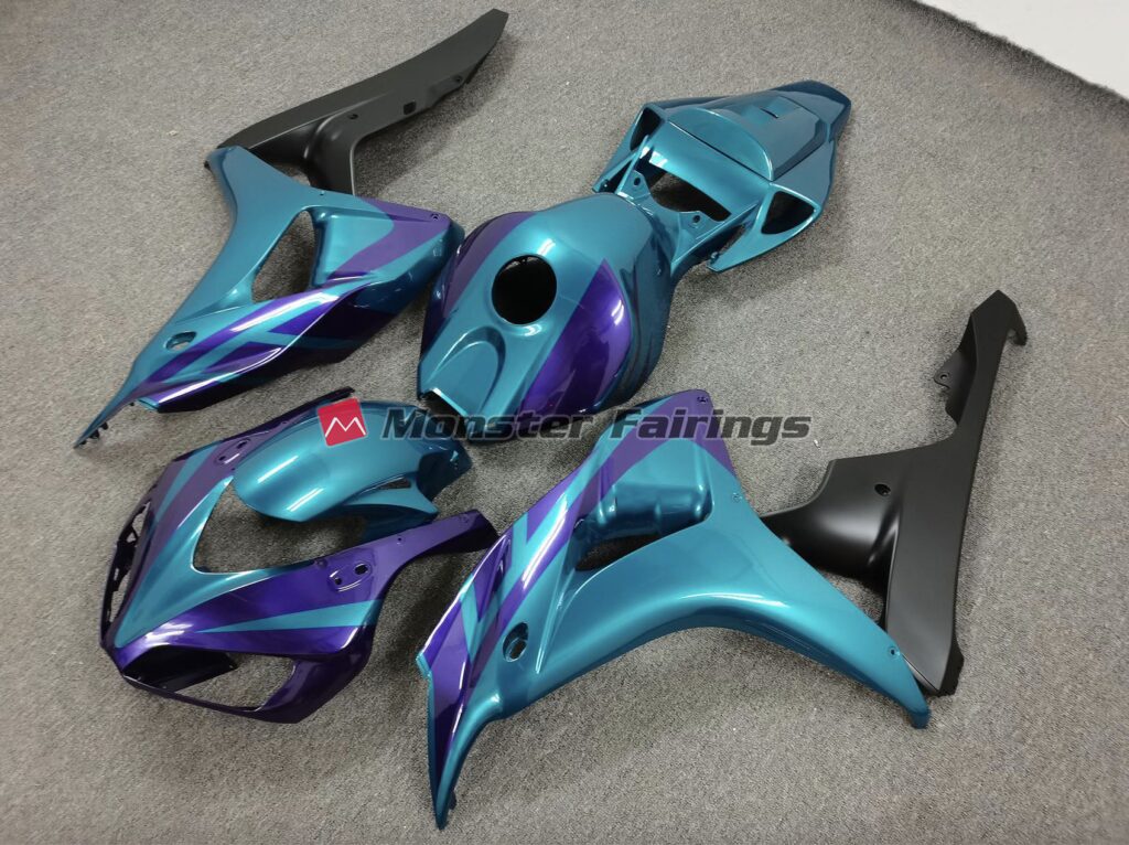 Honda CBR1000RR custom ABS fairings 2006 - 2007 in Purple Emerald - durable replacement kit, Monster Fairings