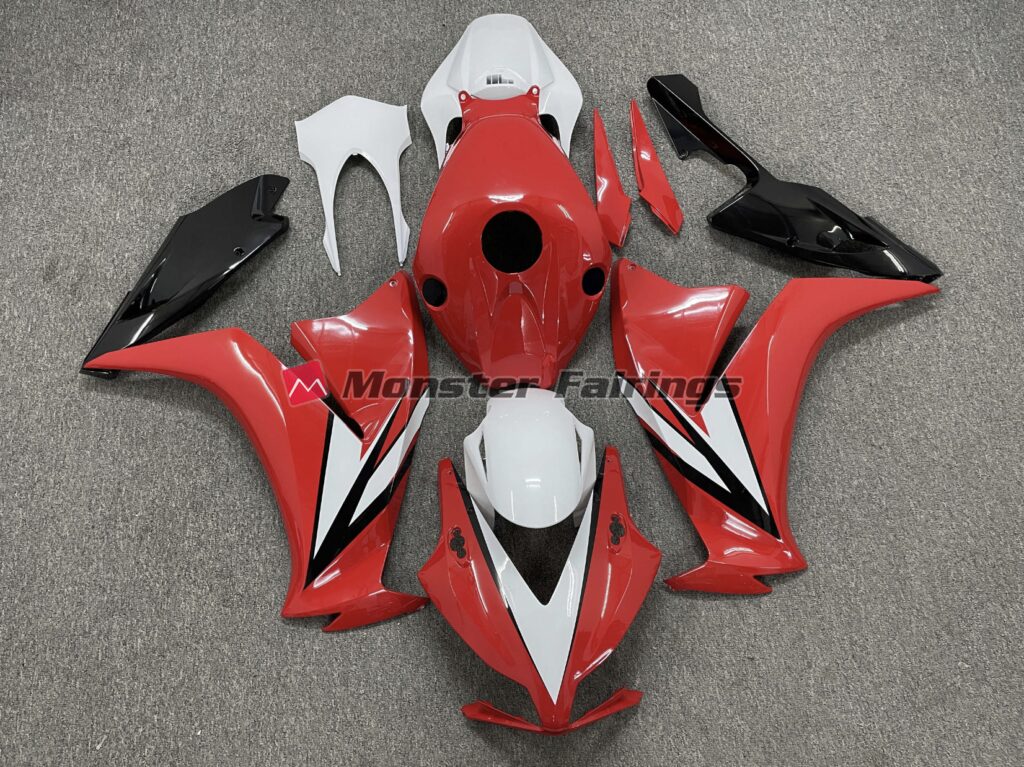 Honda CBR1000RR 2012 - 2016 Red White ABS fairings - custom motorcycle bodywork kit by Monster Fairings