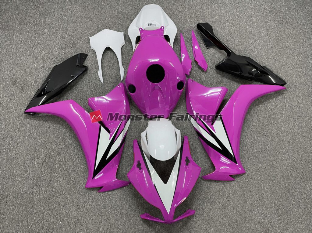 Honda CBR1000RR 2012 - 2016 Pink White ABS fairings - custom motorcycle bodywork kit by Monster Fairings