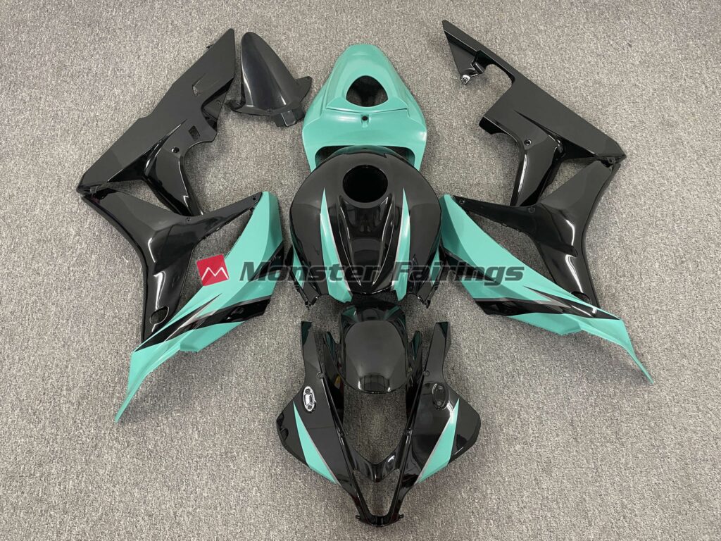 Honda CBR600RR 2007 - 2008 Mint Green Special Design ABS fairings - custom motorcycle bodywork kit by Monster Fairings