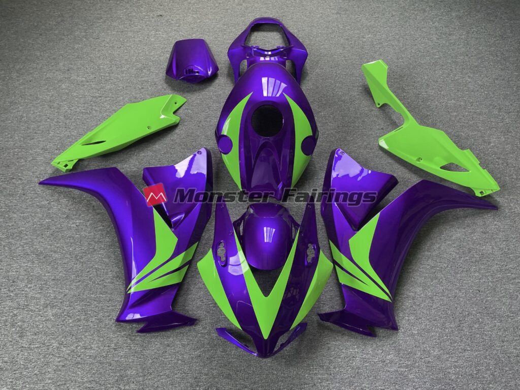 Honda CBR1000RR 2012 - 2016 Gloss Purple Green ABS fairings - custom motorcycle bodywork kit by Monster Fairings