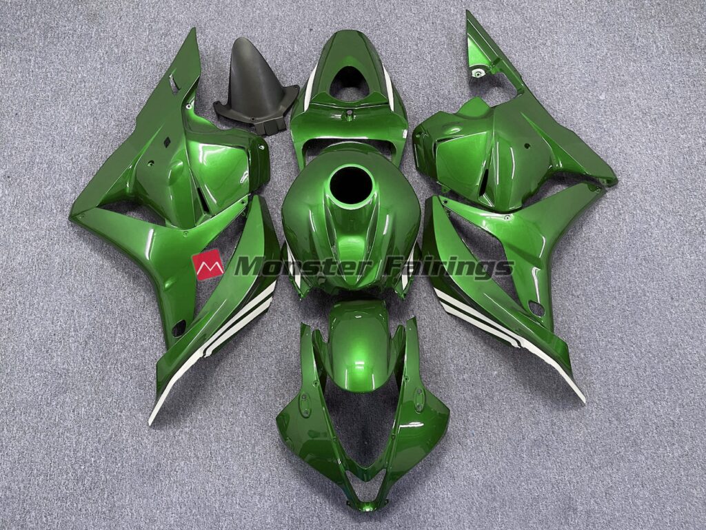 Honda CBR600RR 2009 - 2012 Metallic Green ABS fairings - custom motorcycle bodywork kit by Monster Fairings