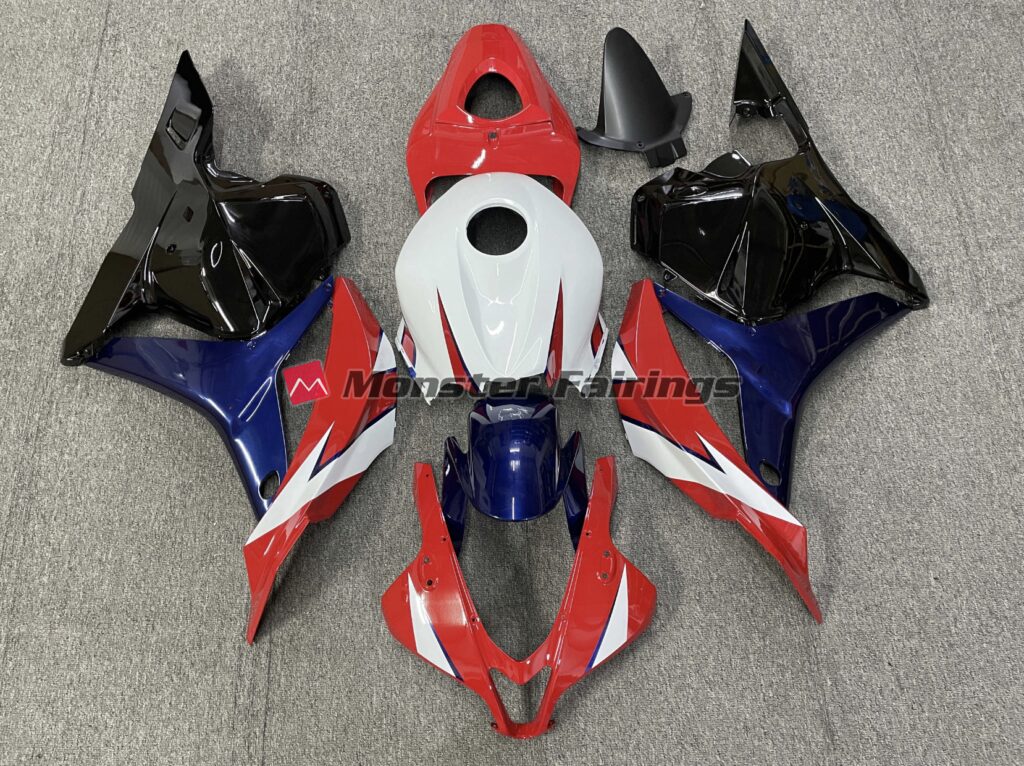 Honda CBR600RR 2009 - 2012 Red White ABS fairings - custom motorcycle bodywork kit by Monster Fairings