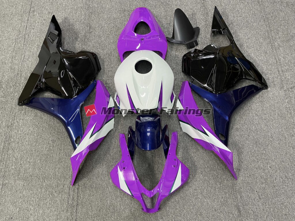 Honda CBR600RR 2009 - 2012 Purple White ABS fairings - custom motorcycle bodywork kit by Monster Fairings