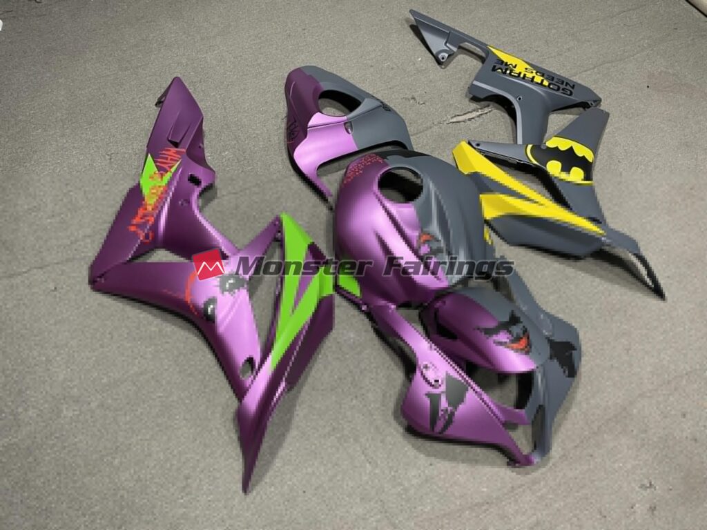 Matte Batman Vs Joker ABS fairings for Honda CBR600RR 2007 - 2008 - premium OEM fit kit by Monster Fairings