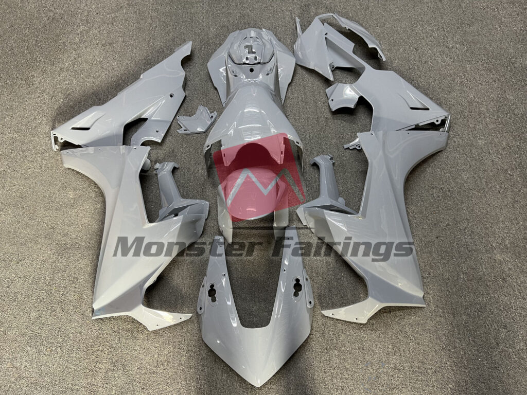 Honda CBR1000RR 2017 - 2025 Gloss Nardo Gray ABS fairings - custom motorcycle bodywork kit by Monster Fairings