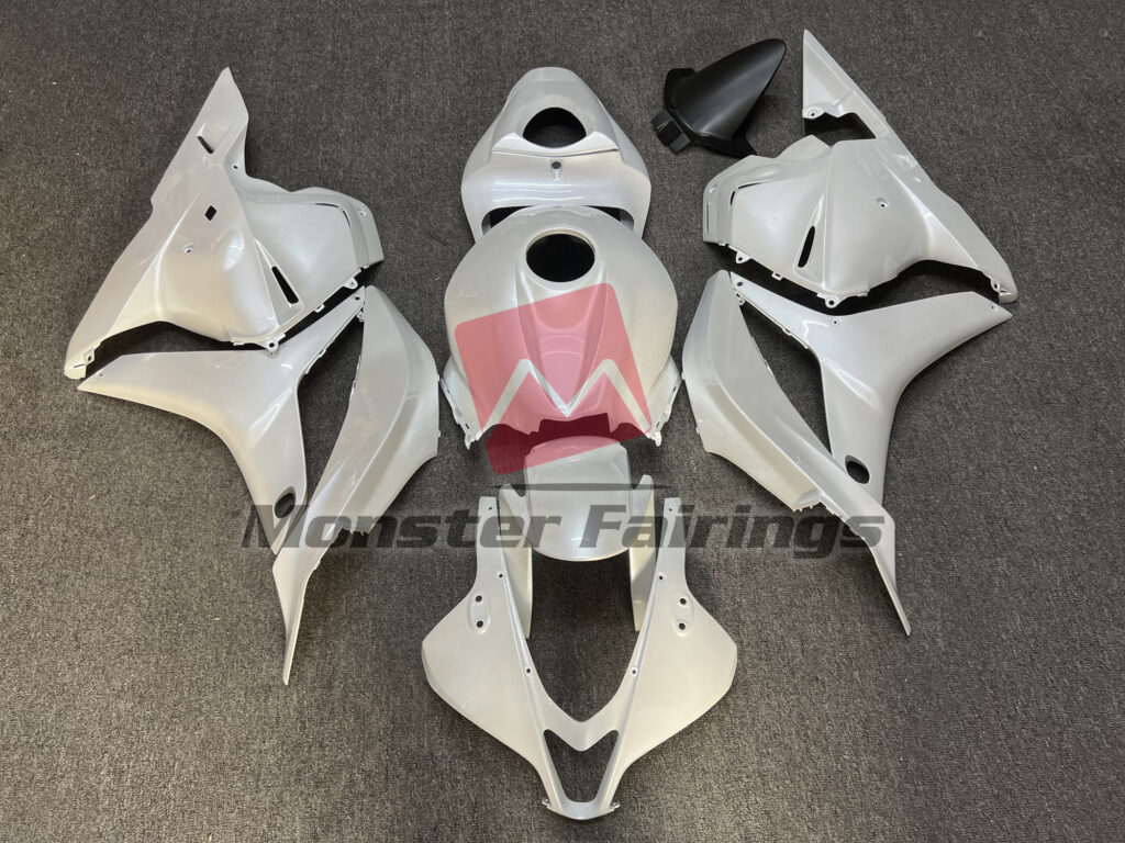 Honda CBR600RR 2009 - 2012 Gloss Pearl White ABS fairings - custom motorcycle bodywork kit by Monster Fairings