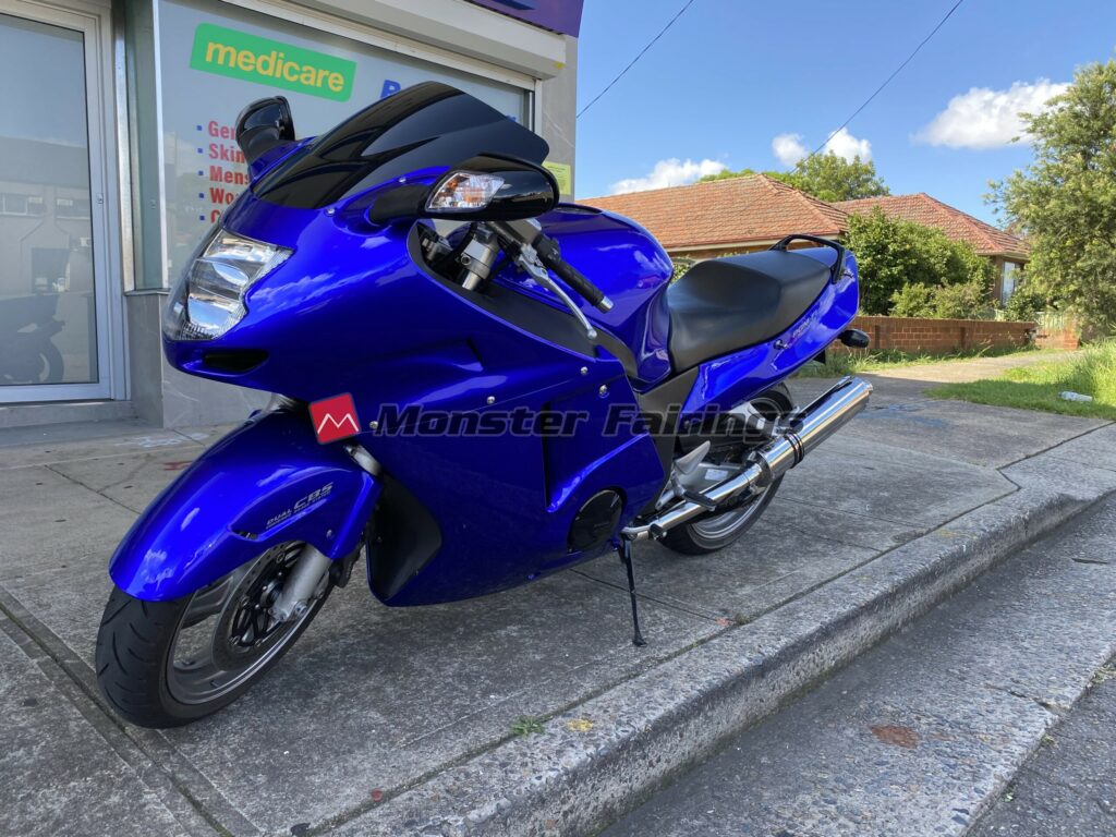 1999 - 2007 Honda CBR1100XX Deep Blue fairing set - ABS injection, custom painted by Monster Fairings