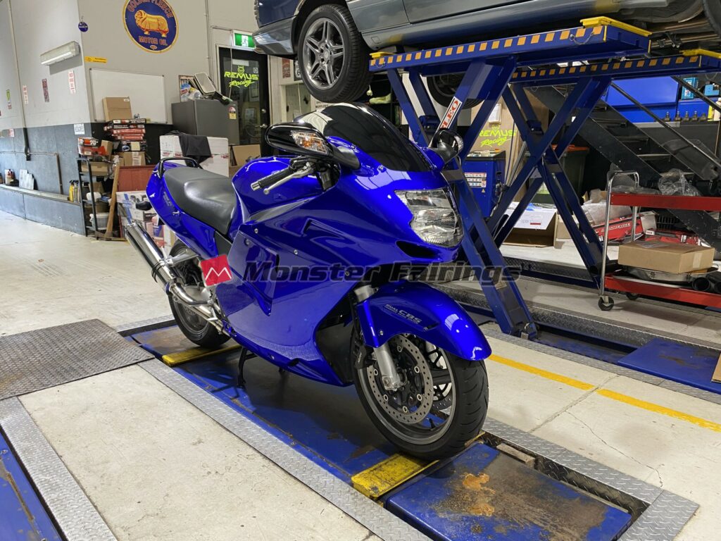 Monster Fairings ABS fairing kit for Honda CBR1100XX 1999 - 2007 - Deep Blue, precise OEM fit