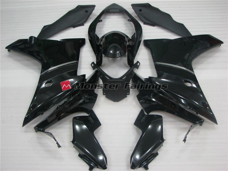Honda CBR600F 2011 - 2012 Gloss Black ABS fairings - custom motorcycle bodywork kit by Monster Fairings