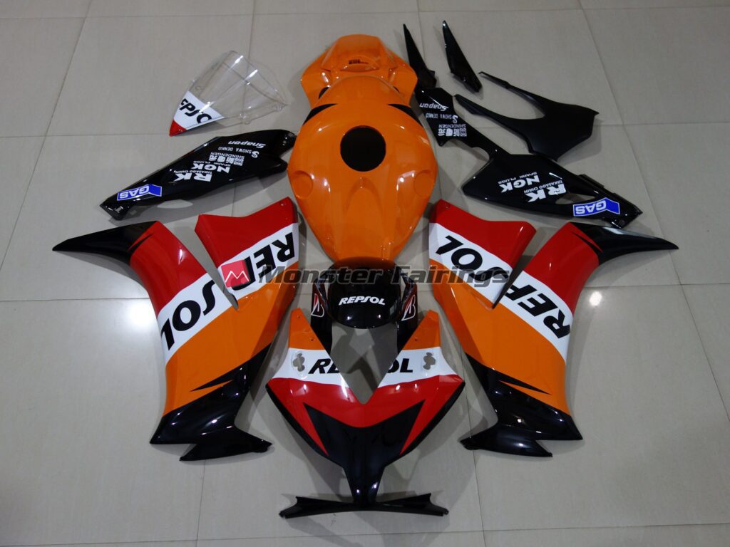 Honda CBR1000RR 2012 - 2016 Repsol ABS fairings - custom motorcycle bodywork kit by Monster Fairings