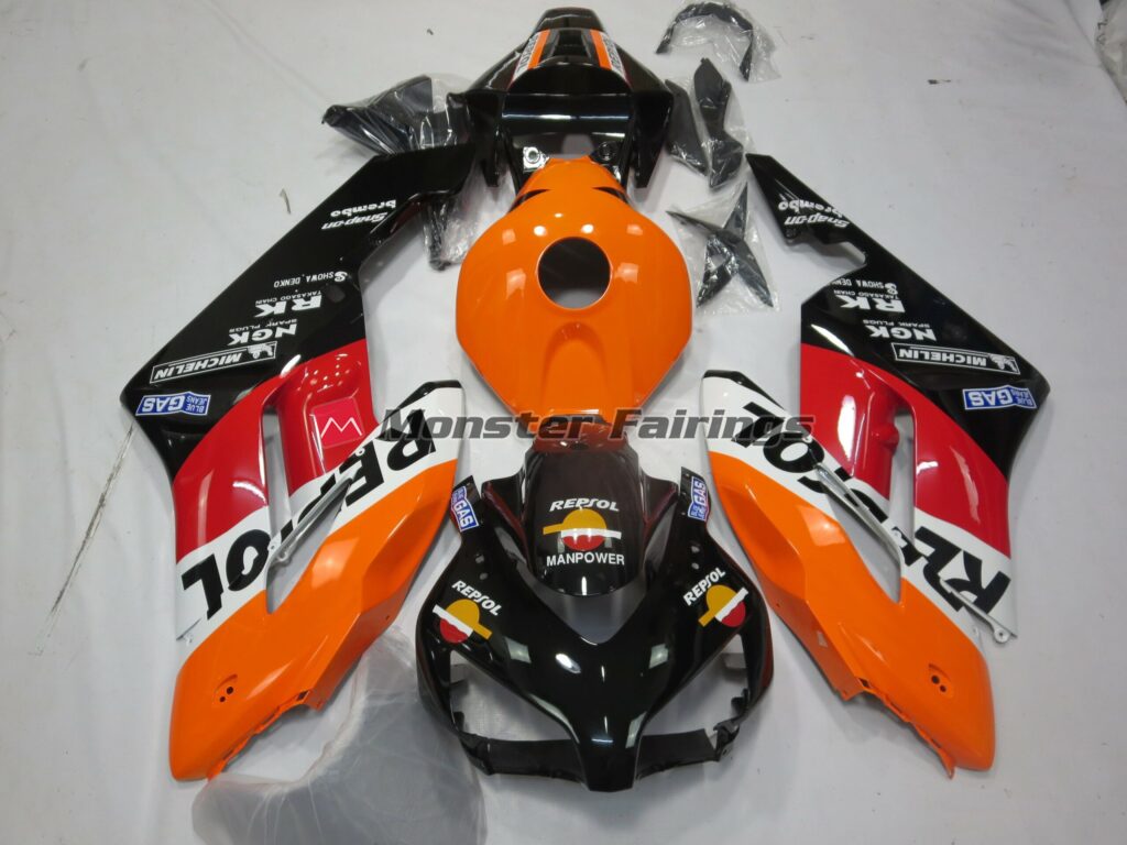 Honda CBR1000RR 2004 - 2005 Repsol ABS fairings - custom motorcycle bodywork kit by Monster Fairings