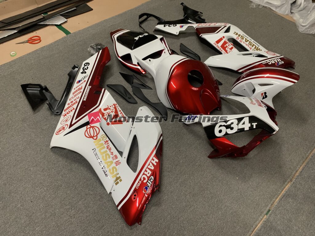 Honda CBR1000RR custom ABS fairings 2004 - 2005 in Musashi - durable replacement kit, Monster Fairings