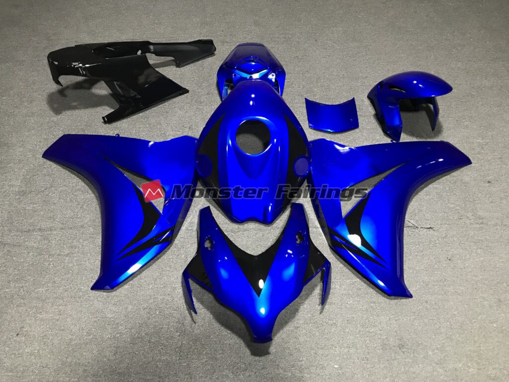 Honda CBR1000RR 2008 - 2011 Deep Blue ABS fairings - custom motorcycle bodywork kit by Monster Fairings