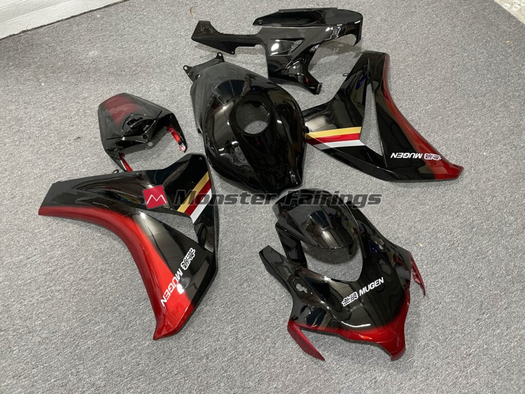 Honda CBR1000RR custom ABS fairings 2008 - 2011 in Mugen design - durable replacement kit, Monster Fairings