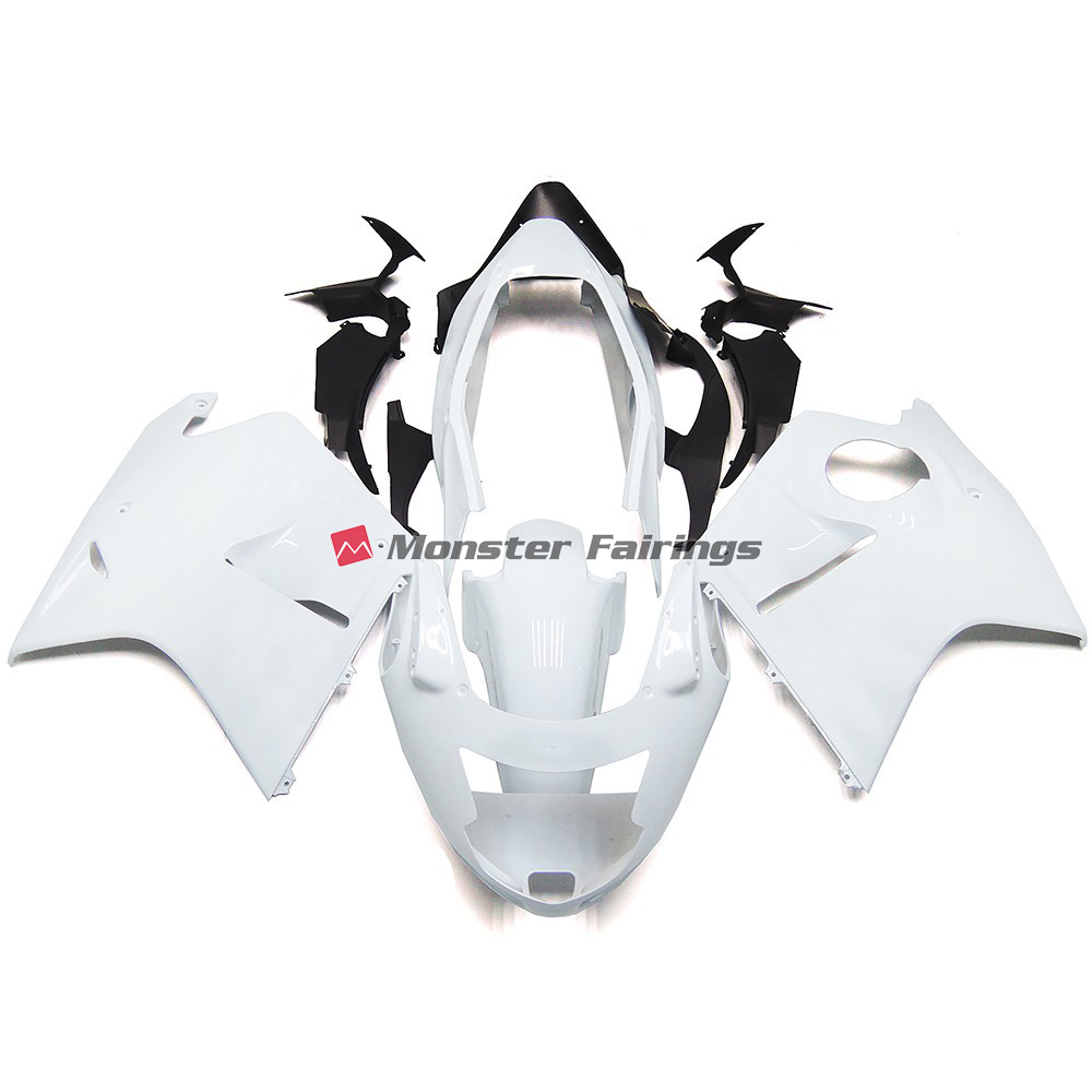 Honda CBR1100XX 1999 - 2007 Sharp Gloss White ABS fairings - custom motorcycle bodywork kit by Monster Fairings