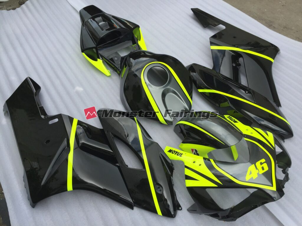 Grey Black and High Viz ABS fairings for Honda CBR1000RR 2004 - 2005 - premium OEM fit kit by Monster Fairings