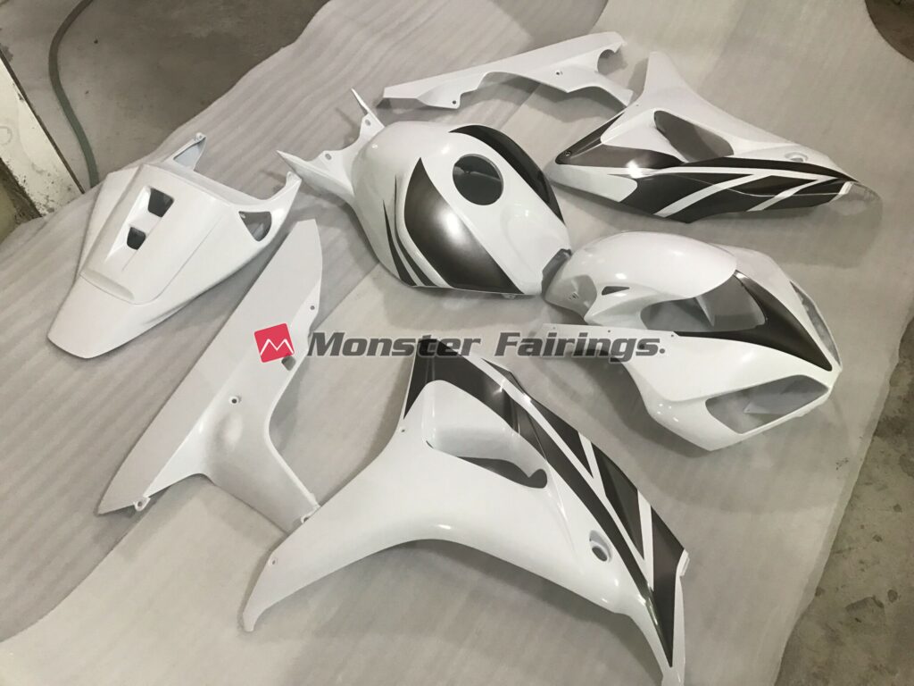 Gloss White ABS fairings for Honda CBR1000RR 2006 - 2007 - premium OEM fit kit by Monster Fairings