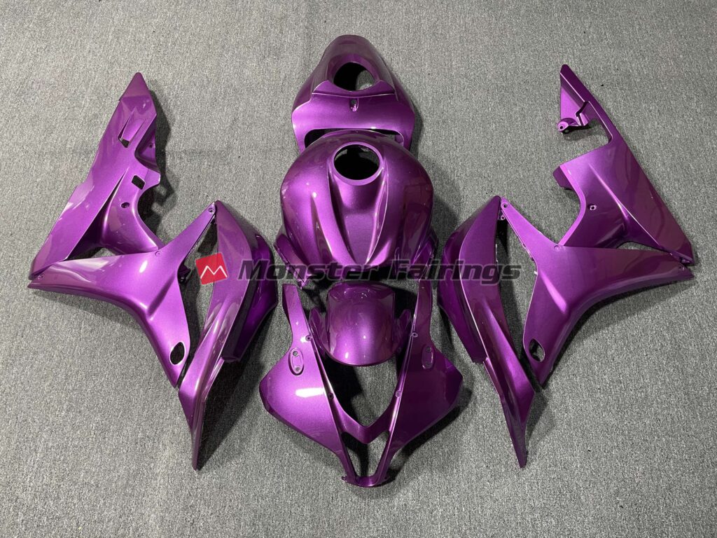 Honda CBR600RR 2007 - 2008 Violet Plain ABS fairings - custom motorcycle bodywork kit by Monster Fairings