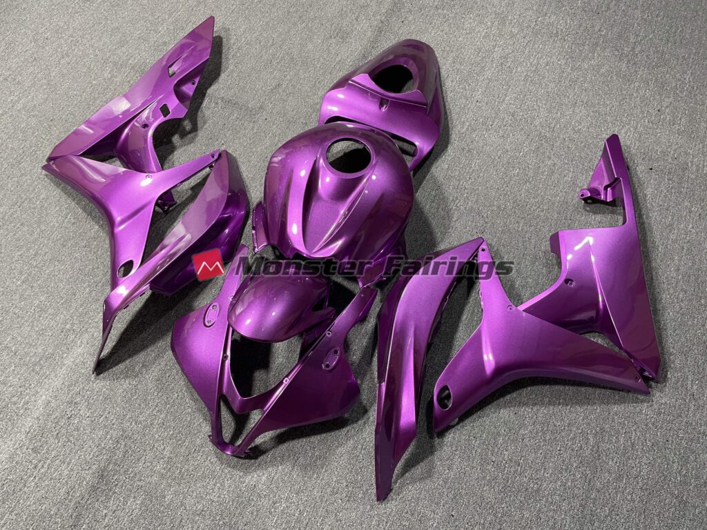 Violet Plain ABS fairings for Honda CBR600RR 2007 - 2008 - premium OEM fit kit by Monster Fairings