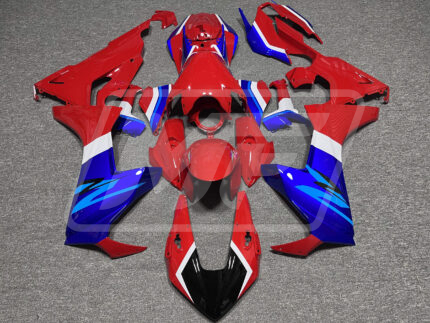 Honda CBR1000RR 2017-2025 Gloss Blue & Red OEM Style ABS Fairings | Monster Fairings