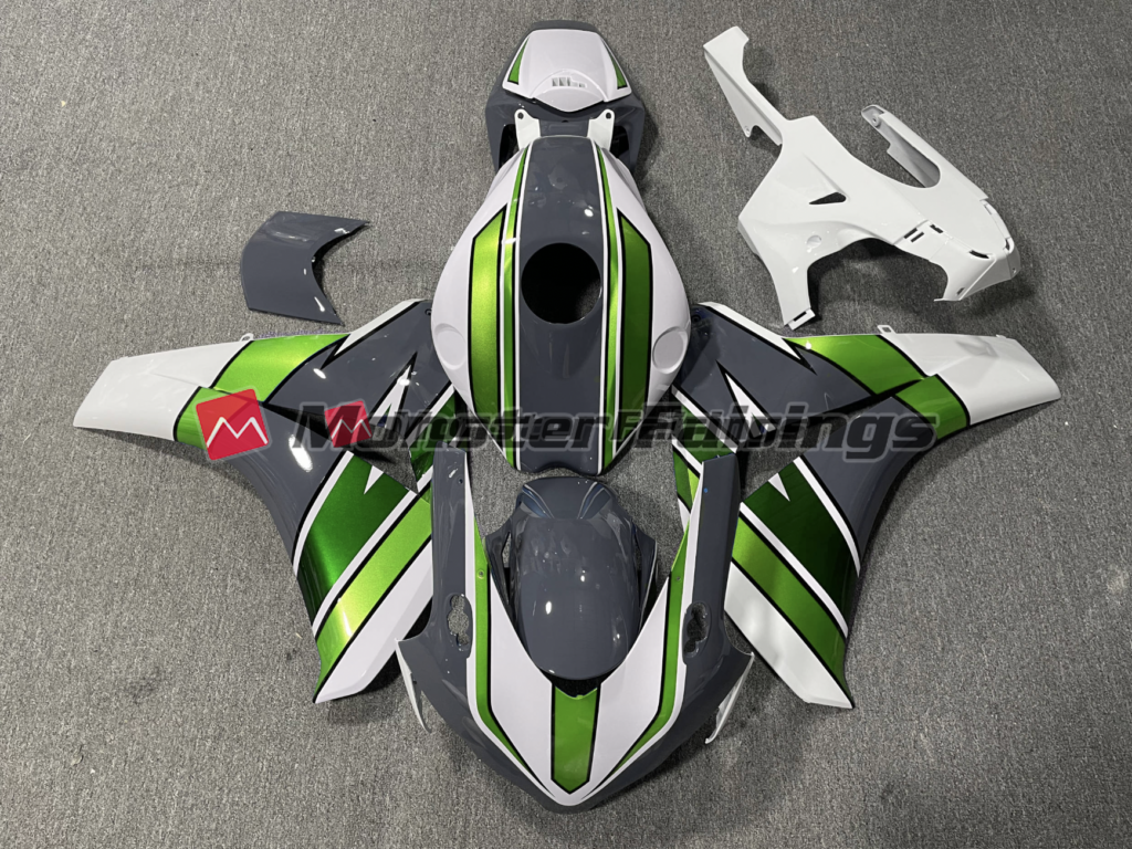 Honda CBR1000RR 2008 - 2011 Green Mix ABS fairings - custom motorcycle bodywork kit by Monster Fairings