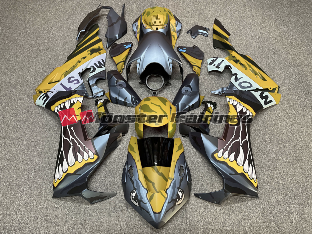 Honda CBR1000RR 2017 - 2025 Monster Yellow ABS fairings - custom motorcycle bodywork kit by Monster Fairings