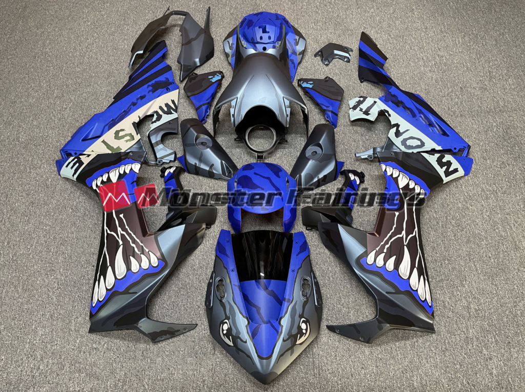 Honda CBR1000RR 2017 - 2025 Monster Blue ABS fairings - custom motorcycle bodywork kit by Monster Fairings