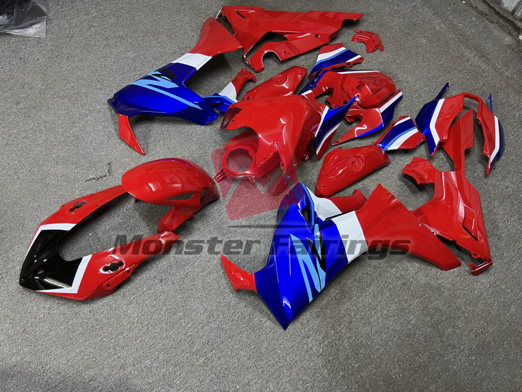 Gloss Blue & Red OEM Style ABS fairings for Honda CBR1000RR 2017 - 2025 - premium OEM fit kit by Monster Fairings