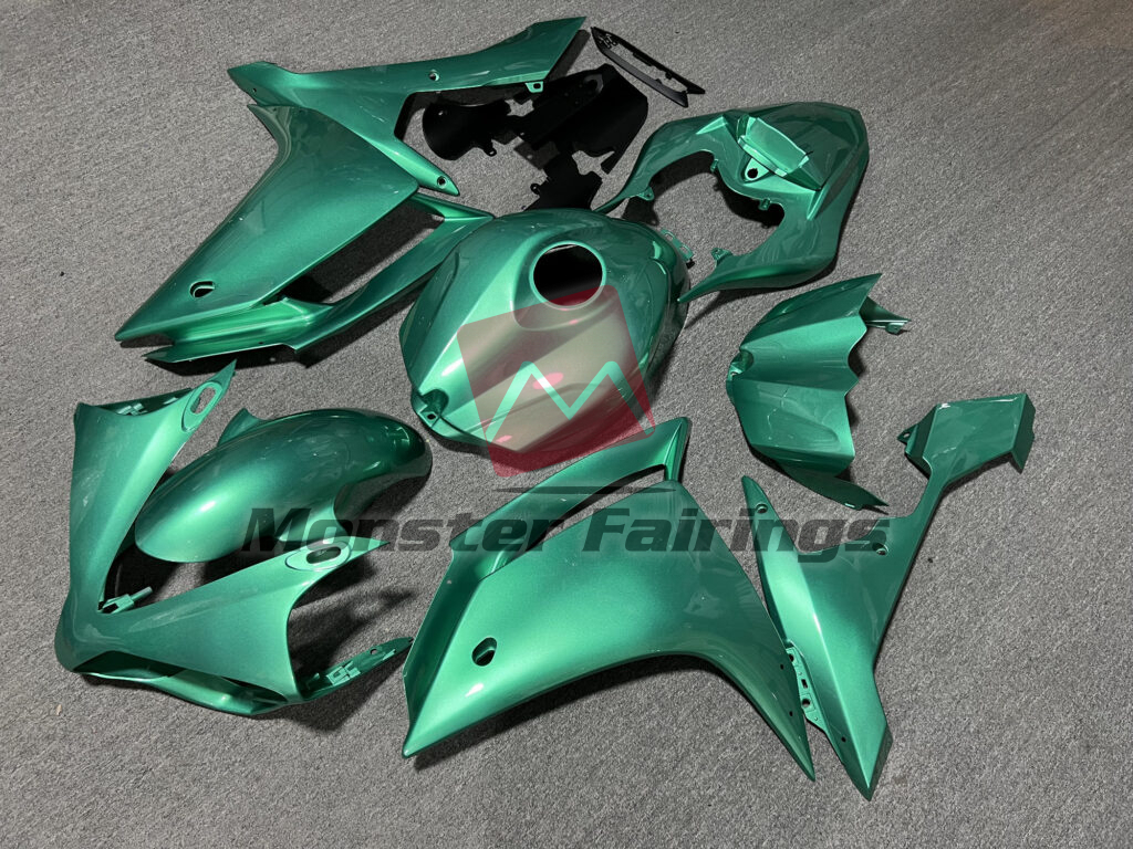 Gloss Emerald Green ABS fairings for Yamaha R1 2007 - 2008 - premium OEM fit kit by Monster Fairings