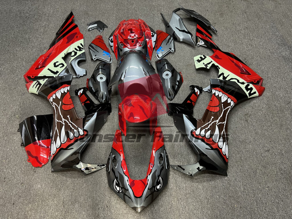 Honda CBR1000RR 2017 - 2025 Monster Red ABS fairings - custom motorcycle bodywork kit by Monster Fairings