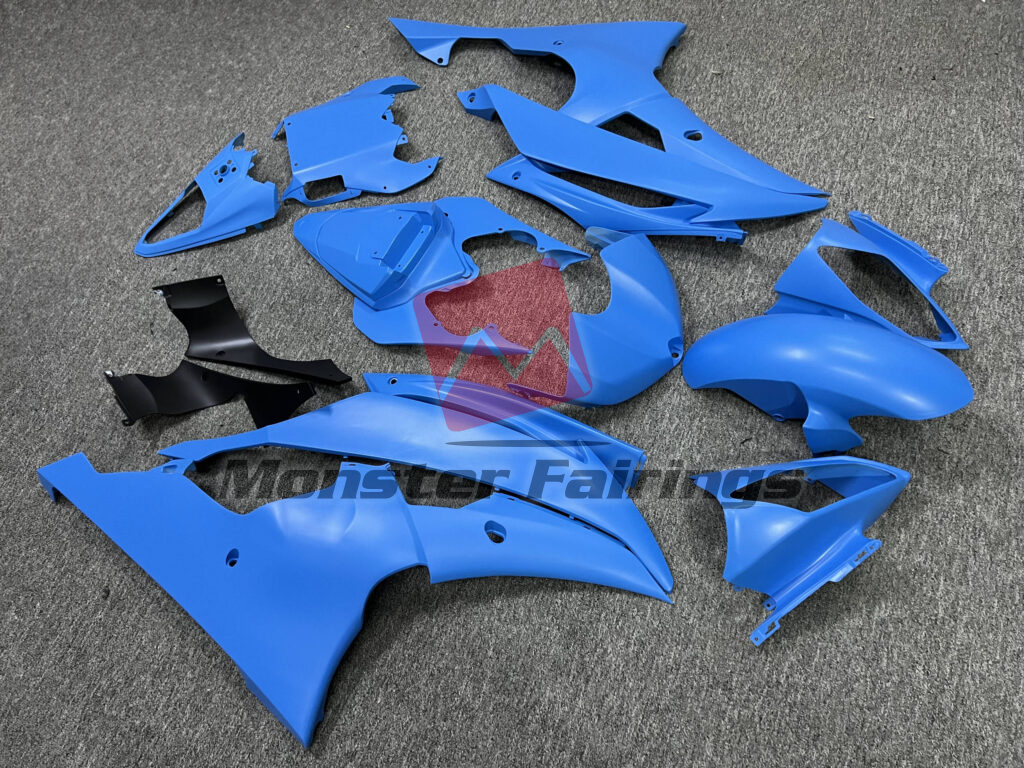 Matte Light Blue ABS fairings for Yamaha R6 2008 - 2016 - premium OEM fit kit by Monster Fairings