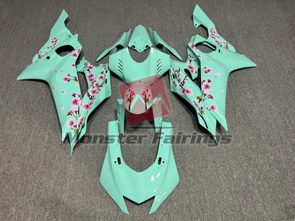 Yamaha R6 2017 - 2022 Gloss Arizona Tea ABS fairings - custom motorcycle bodywork kit by Monster Fairings