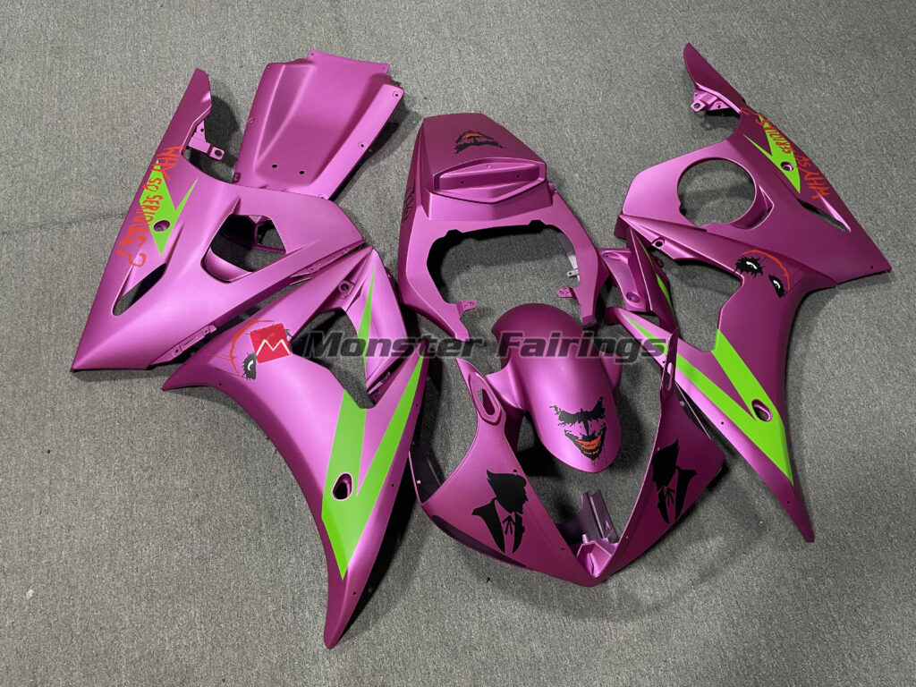 Purple Joker Matte ABS fairings for Yamaha R6 2005 - premium OEM fit kit by Monster Fairings