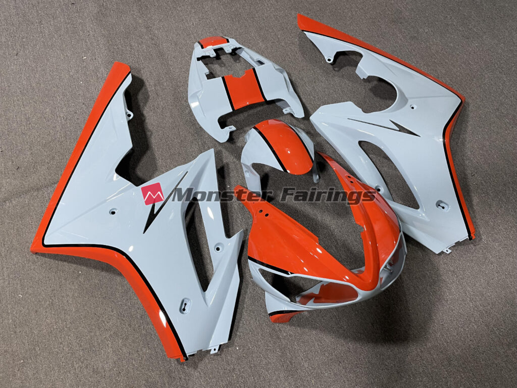 Light Blue Orange ABS fairings for Triumph Daytona 675 2009 - 2012 - premium OEM fit kit by Monster Fairings