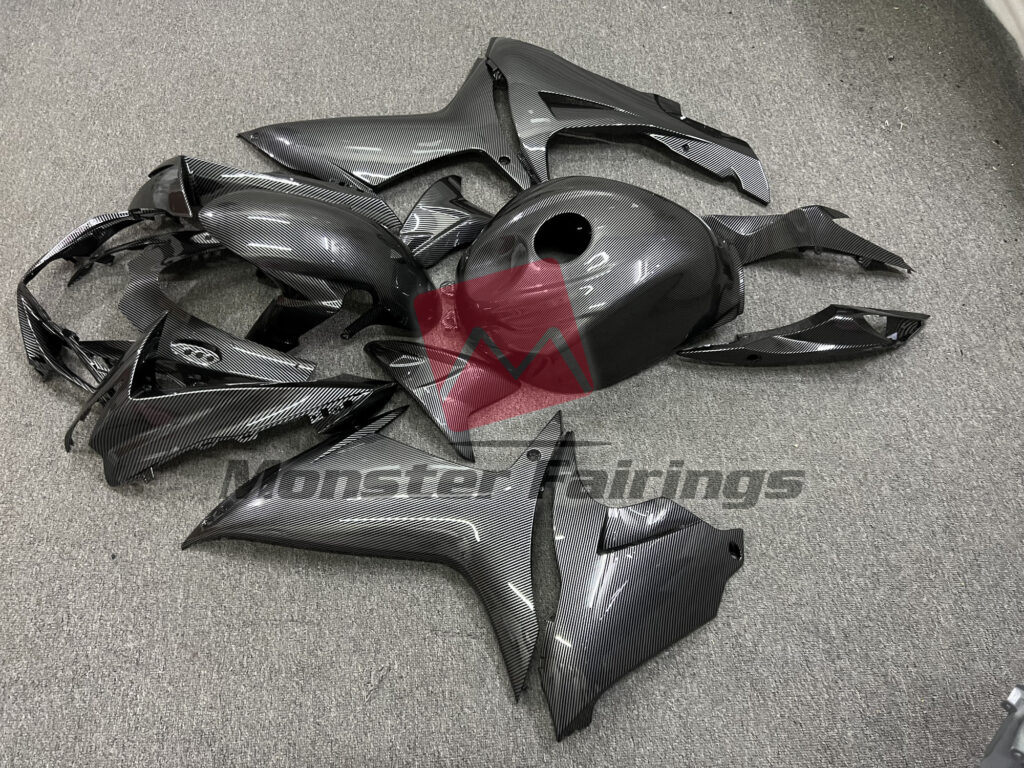2011 - 2025 Suzuki GSXR 600 - 750 Carbon Fiber Style fairing set - ABS injection, custom painted by Monster Fairings
